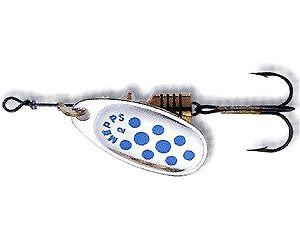 ������ Mepps COMET SILVER/BLUE DOTS � 1 /�������, ����� �����/ 3,5 ��. 