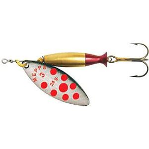 ������ Mepps AGLIA LONG HEAVY �2 SILVER PTS/RED 16�