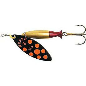 ������ Mepps AGLIA LONG HEAVY �1+ BLACK/ORANGE 12�
